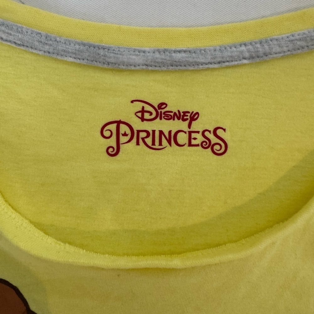Disney Women's Yellow Beauty Sleep Pajama Top XL - Picture 5 of 8